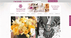 Desktop Screenshot of nosegayflowers.com