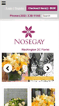 Mobile Screenshot of nosegayflowers.com